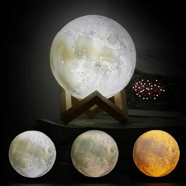 LAMPARA DE LUNA 3D